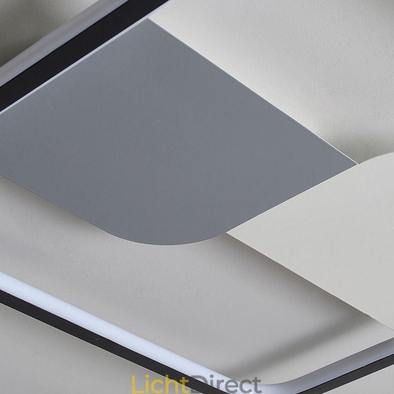 Plafondlamp met ronde inbouwmontage, plafondlamp met ronde inbouwmontage