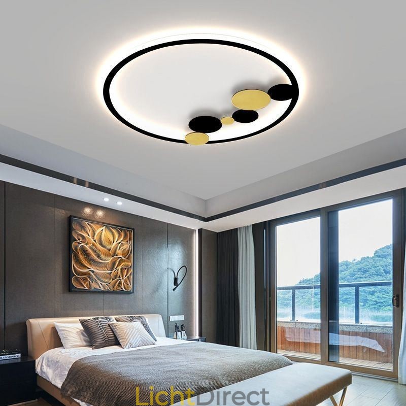 Plafondlampen met inbouwspots