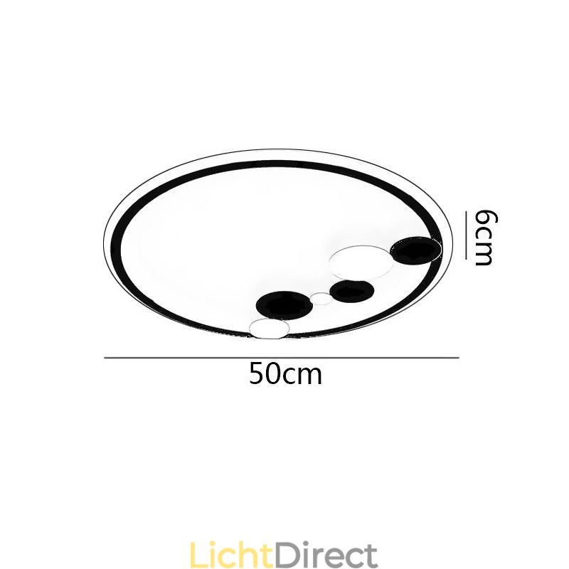 Plafondlampen met inbouwspots