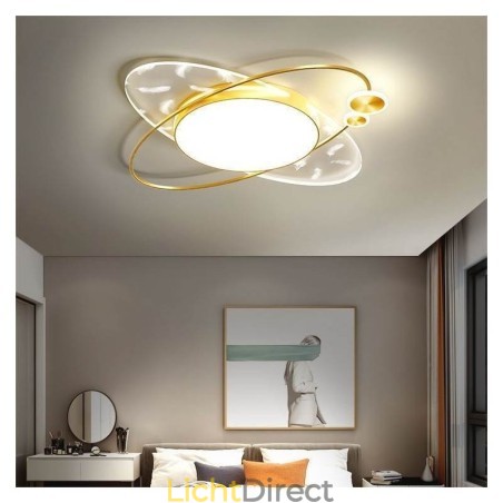 Plafondlamp Moderne plafondlamp met planeetvorm