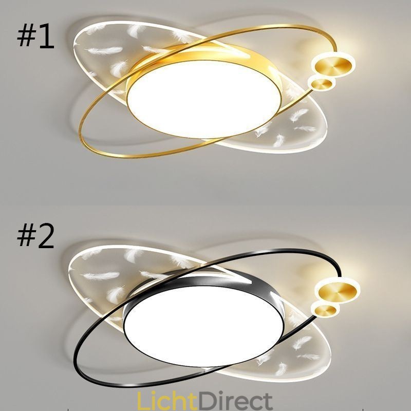 Plafondlamp Moderne plafondlamp met planeetvorm