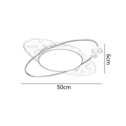 Plafondlamp Moderne plafondlamp met planeetvorm