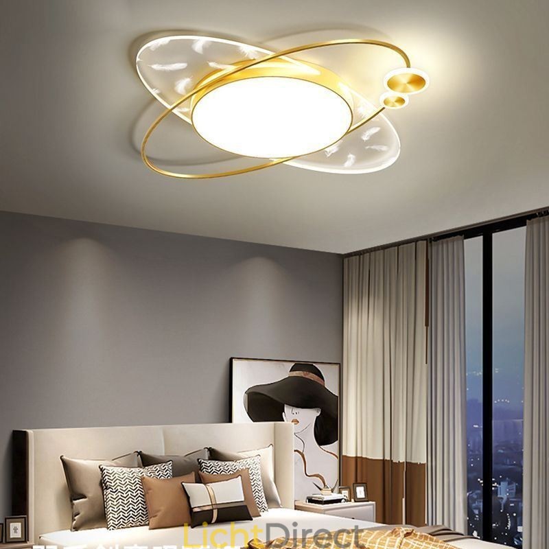 Plafondlamp Moderne plafondlamp met planeetvorm