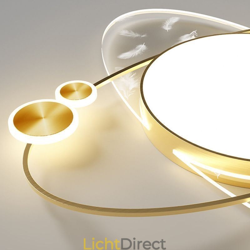 Plafondlamp Moderne plafondlamp met planeetvorm