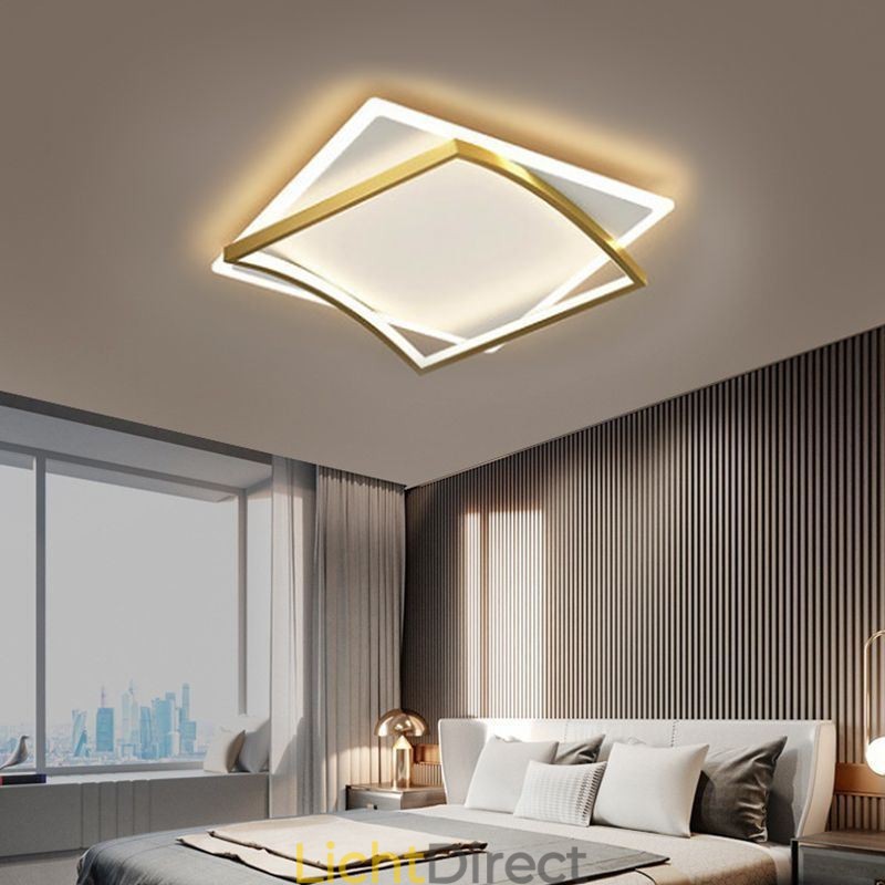 Moderne plafondlampen, plafondlampen met vlakke montage