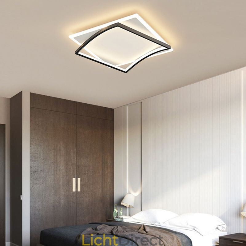 Moderne plafondlampen, plafondlampen met vlakke montage