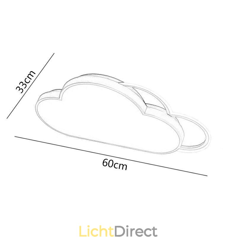 Moderne verlichting Wolkvormige plafondlamp
