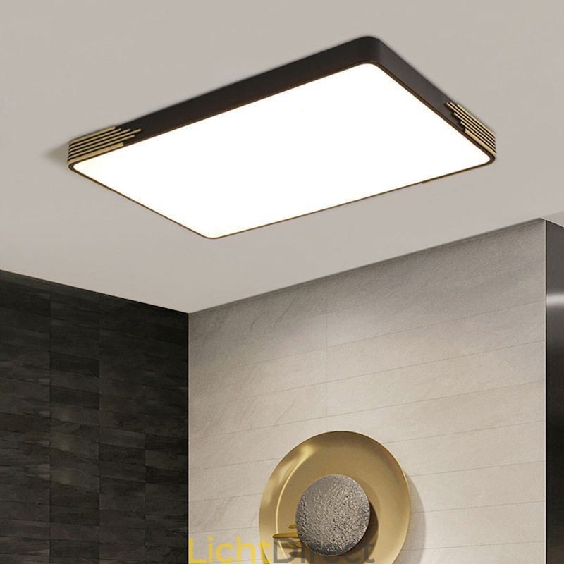 Moderne plafondlamp met rechthoekige plafondlamp