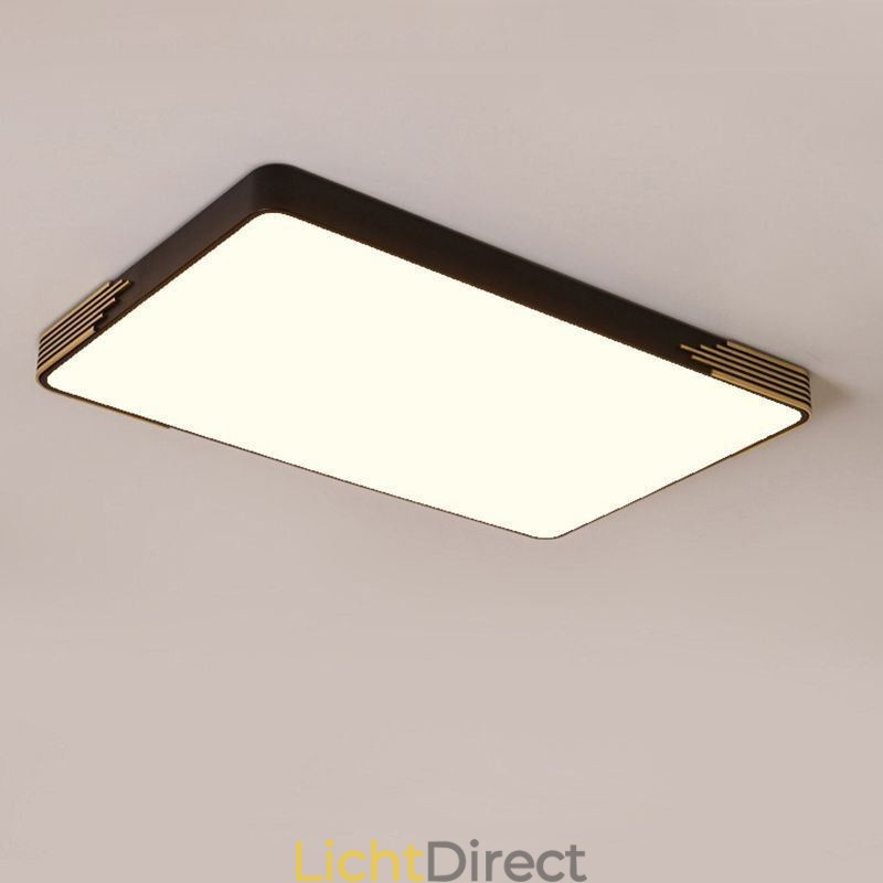 Moderne plafondlamp met rechthoekige plafondlamp