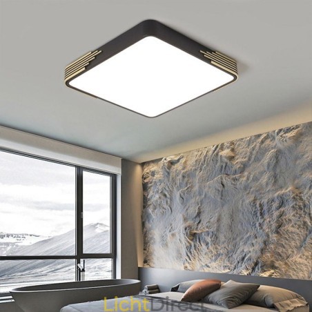 Moderne plafondlamp met inbouwmontage, vierkante plafondlamp Moderne plafondlamp met inbouwmontage, vierkante plafondlamp