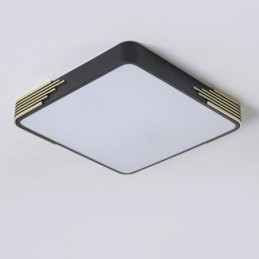 Moderne plafondlamp met inbouwmontage, vierkante plafondlamp
