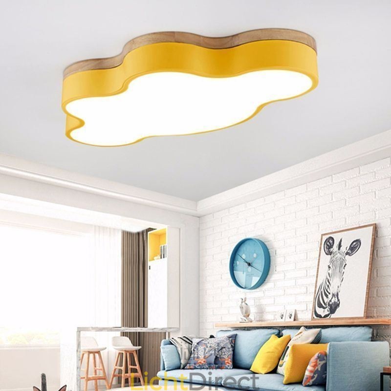 Moderne, creatieve plafondlamp in de vorm van een wolk van acryl voor kinderen