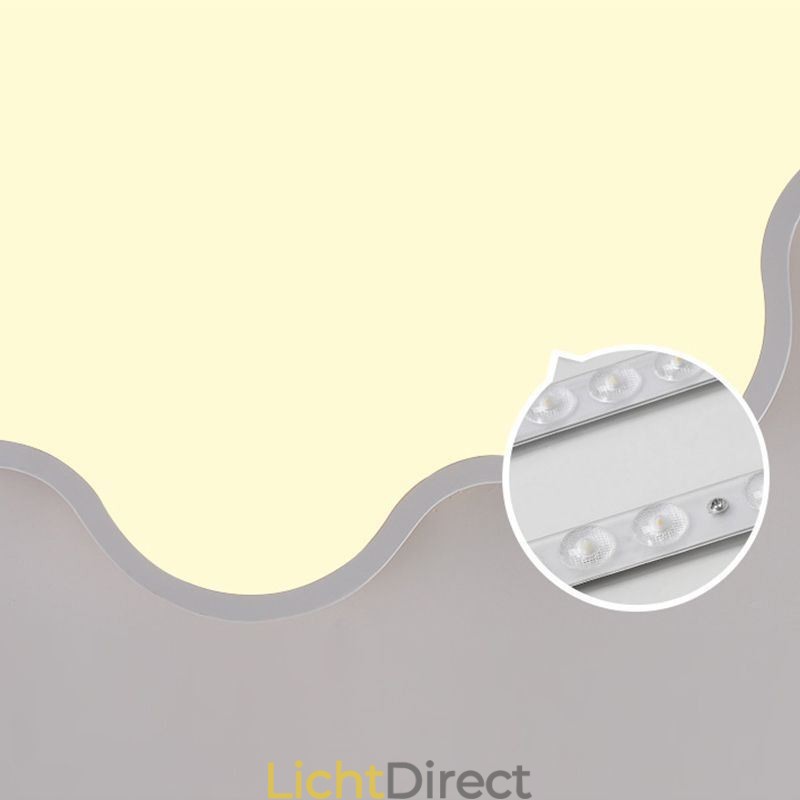 Moderne, creatieve plafondlamp in de vorm van een wolk van acryl voor kinderen