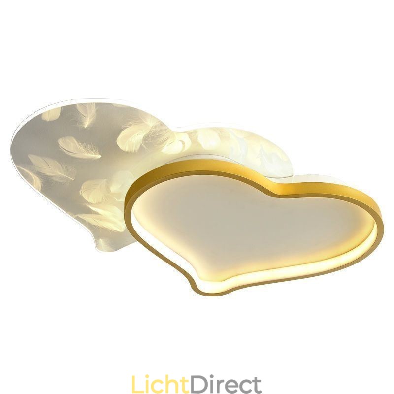Moderne lampen Hartvormige plafondlamp voor meisjes