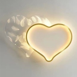 Moderne lampen Hartvormige plafondlamp voor meisjes