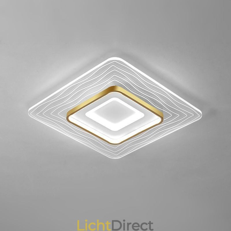 Plafondlamp met minimalistische, ultradunne plafondlamp van acryl
