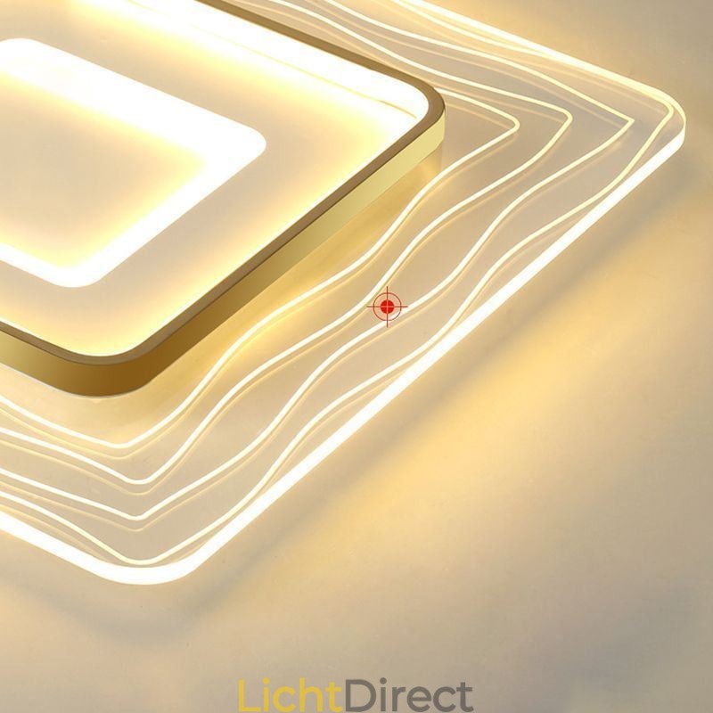 Plafondlamp met minimalistische, ultradunne plafondlamp van acryl