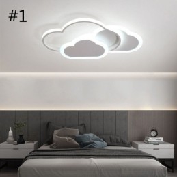 Moderne creatieve acryllampen in de vorm van een wolk, plafondlamp met plafondbevestiging