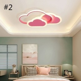 Moderne creatieve acryllampen in de vorm van een wolk, plafondlamp met plafondbevestiging