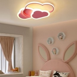 Moderne creatieve acryllampen in de vorm van een wolk, plafondlamp met plafondbevestiging