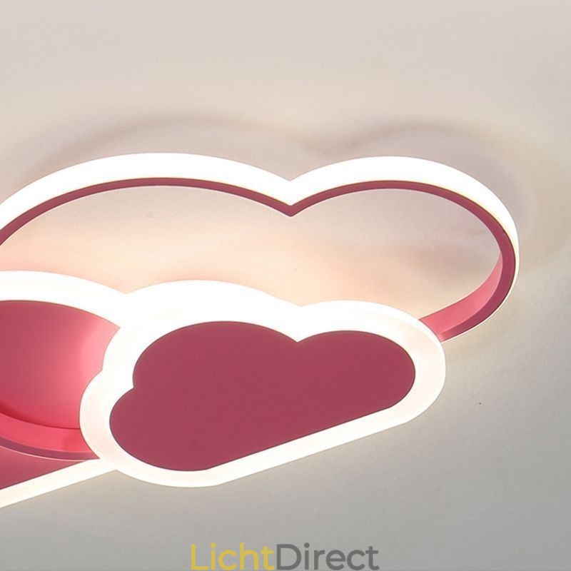 Moderne creatieve acryllampen in de vorm van een wolk, plafondlamp met plafondbevestiging