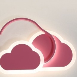 Moderne creatieve acryllampen in de vorm van een wolk, plafondlamp met plafondbevestiging