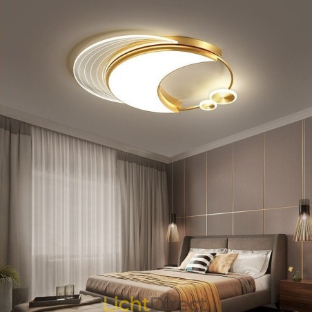 Dimbare plafondlamp moderne inbouwverlichtingsarmaturen met maanvorm 36W Dimbare plafondlamp moderne inbouwverlichtingsarmaturen met maanvorm 36W
