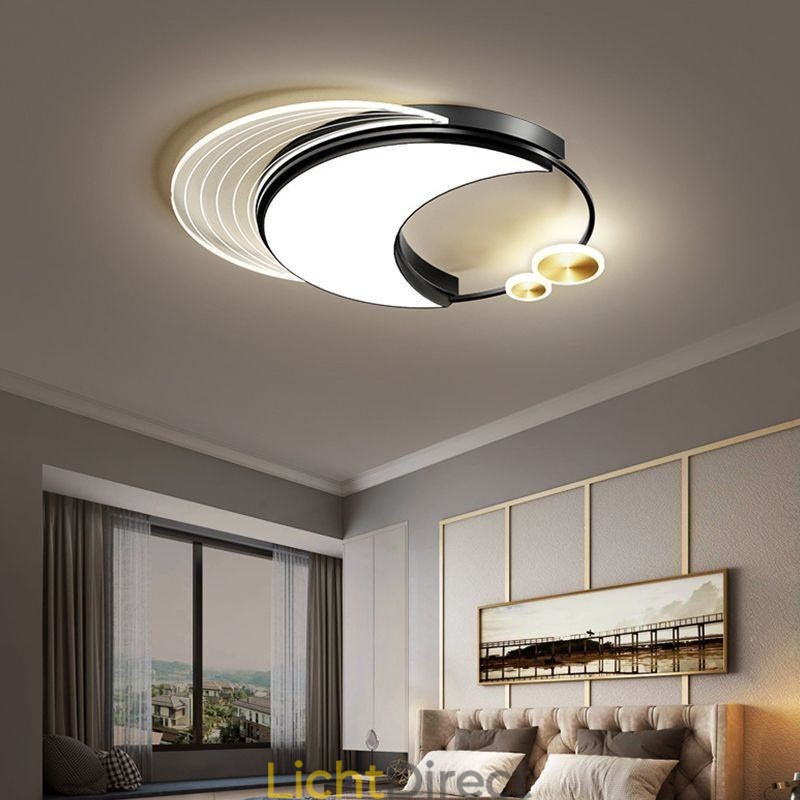 Dimbare plafondlamp moderne inbouwverlichtingsarmaturen met maanvorm 36W