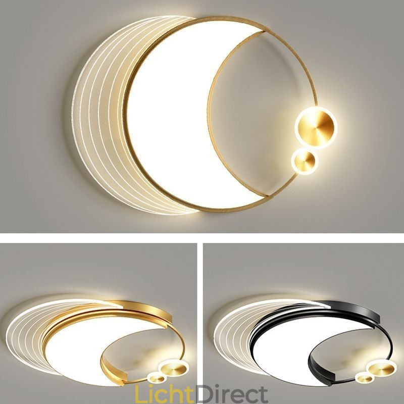 Dimbare plafondlamp moderne inbouwverlichtingsarmaturen met maanvorm 36W