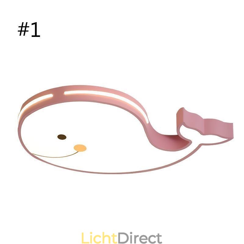 Dolfijnpatroon dimbaar plafondlamp creatief plafondarmatuur kinderen
