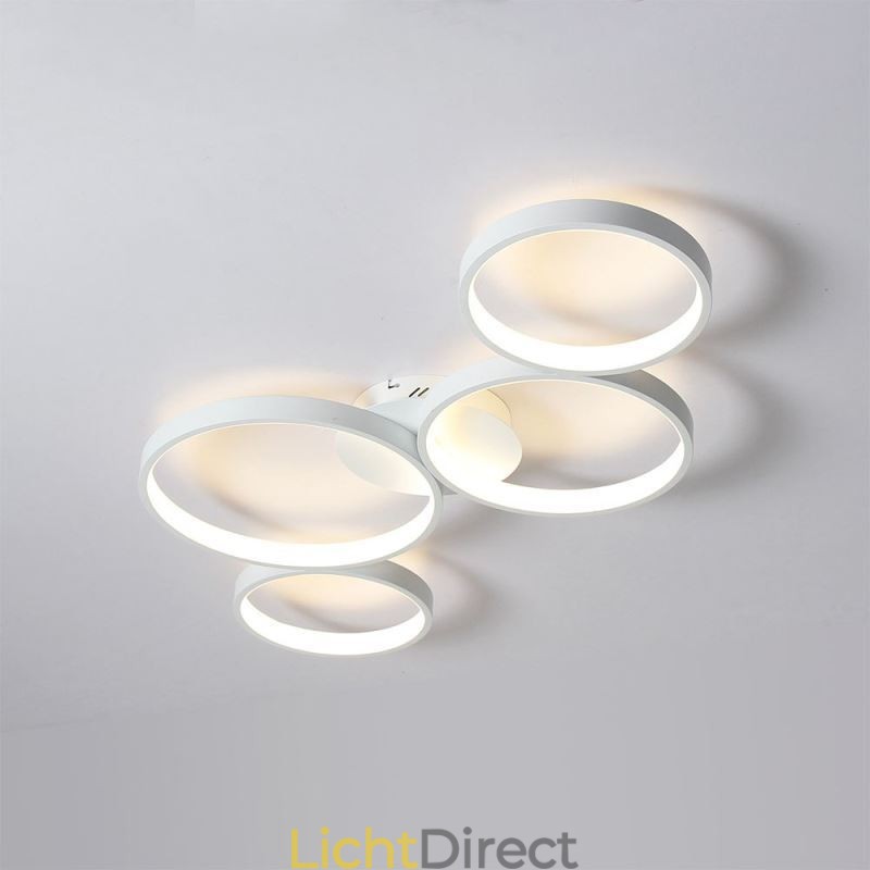 Plafondlamp 7200LM 4 Ringen Verlichtingsarmatuur