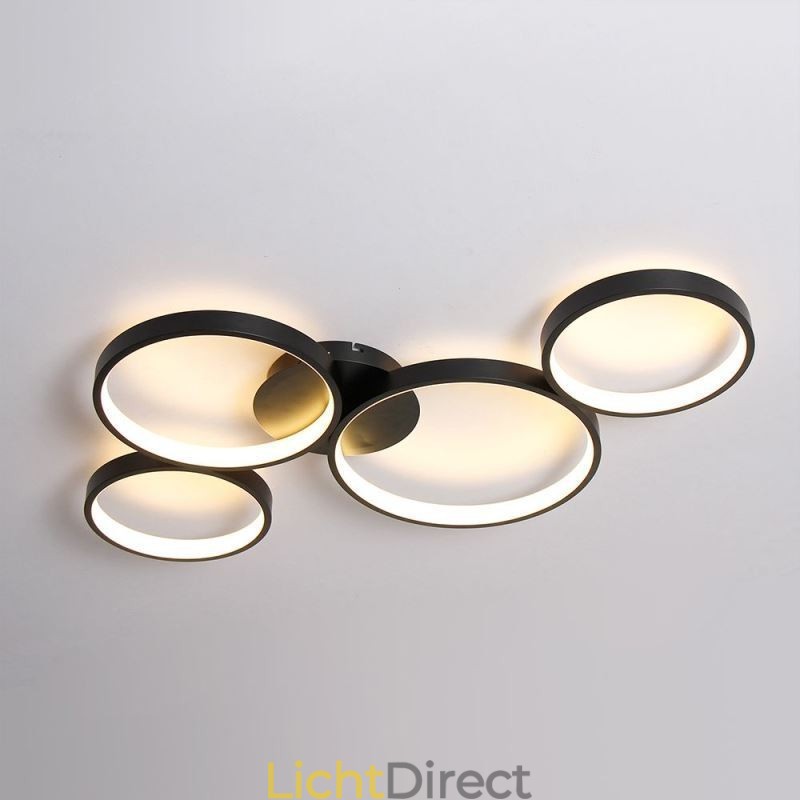 Plafondlamp 7200LM 4 Ringen Verlichtingsarmatuur