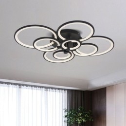 Dimbare plafondlamp moderne ring cirkel plafondlamp