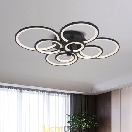 Dimbare plafondlamp moderne ring cirkel plafondlamp Dimbare plafondlamp moderne ring cirkel plafondlamp