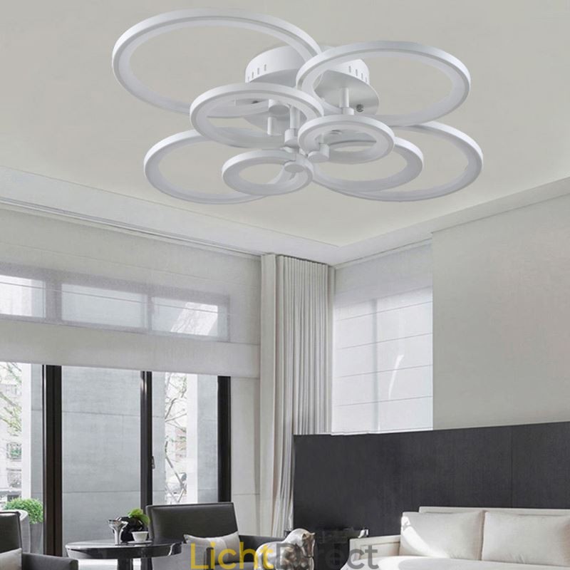 Dimbare plafondlamp moderne ring cirkel plafondlamp