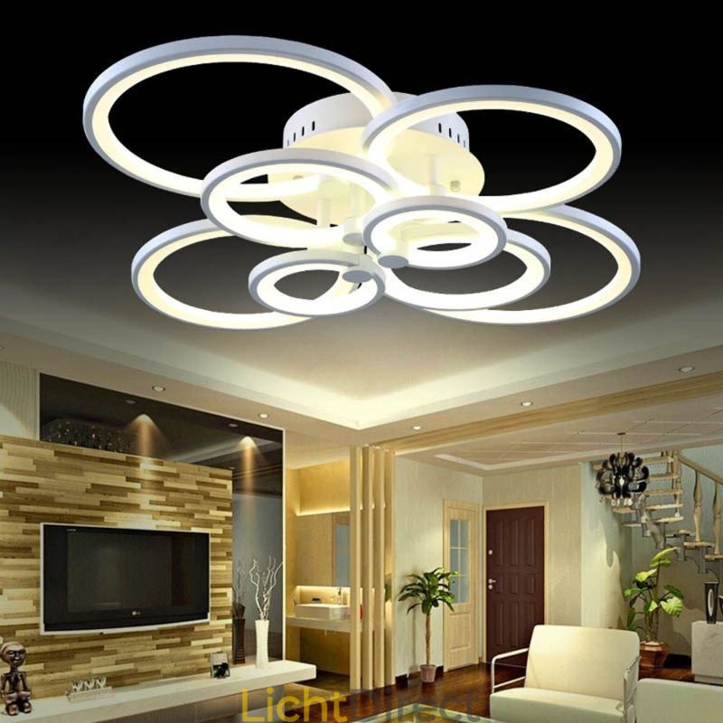 Dimbare plafondlamp moderne ring cirkel plafondlamp