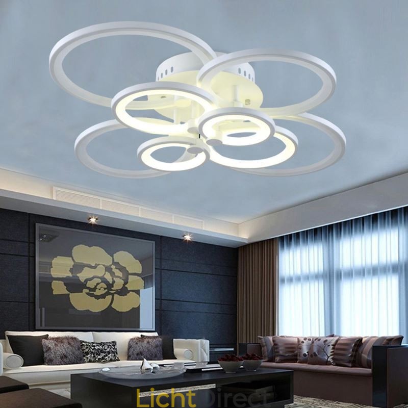Dimbare plafondlamp moderne ring cirkel plafondlamp