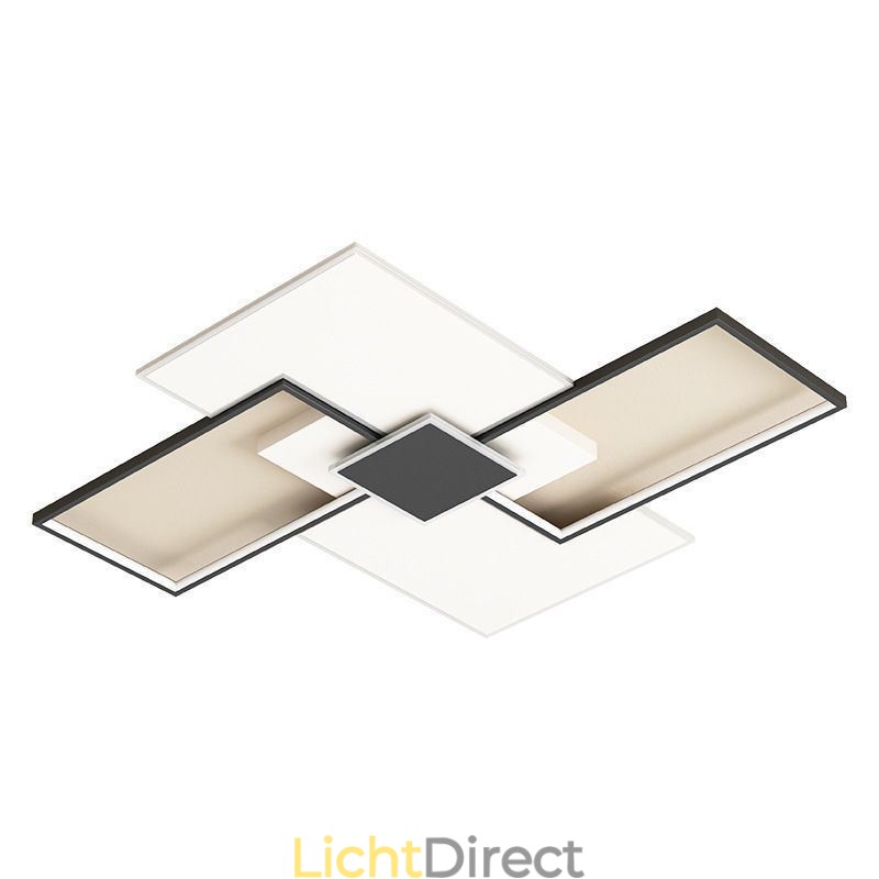 Inbouw vierkante plafondlamp