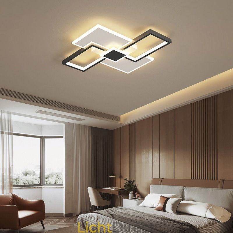 Inbouw vierkante plafondlamp