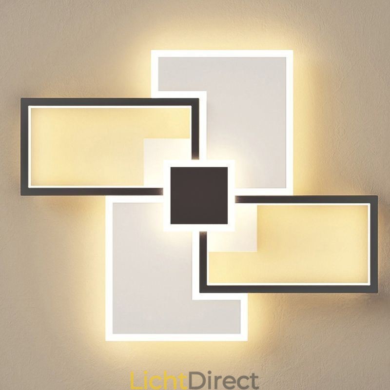 Inbouw vierkante plafondlamp