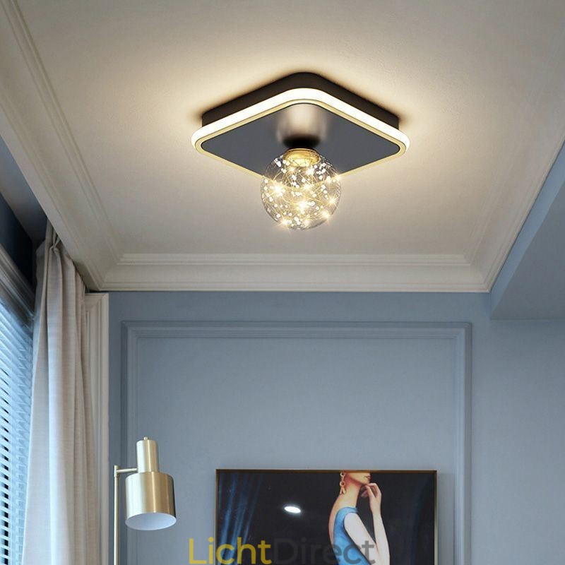 Plafondlamp voor inbouw in woondecoratie