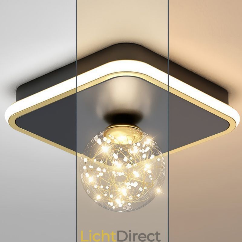 Plafondlamp voor inbouw in woondecoratie