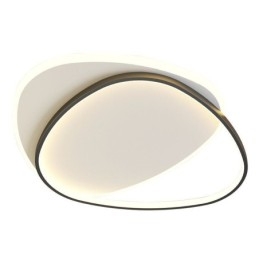 Plafondlamp met dubbele driehoekige inbouw