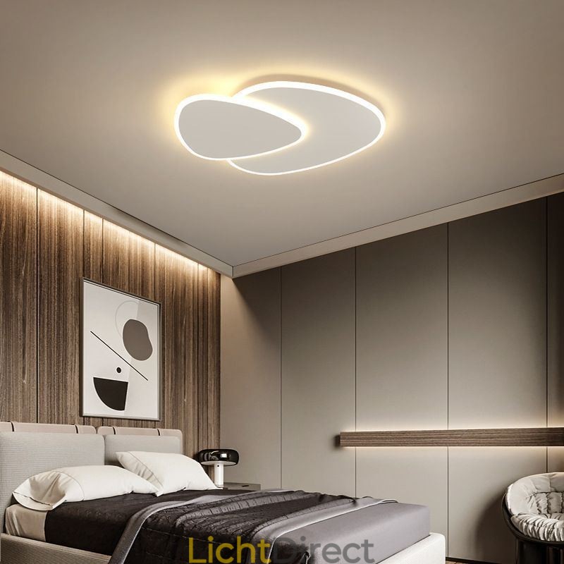 Plafondverlichting met dubbele driehoek