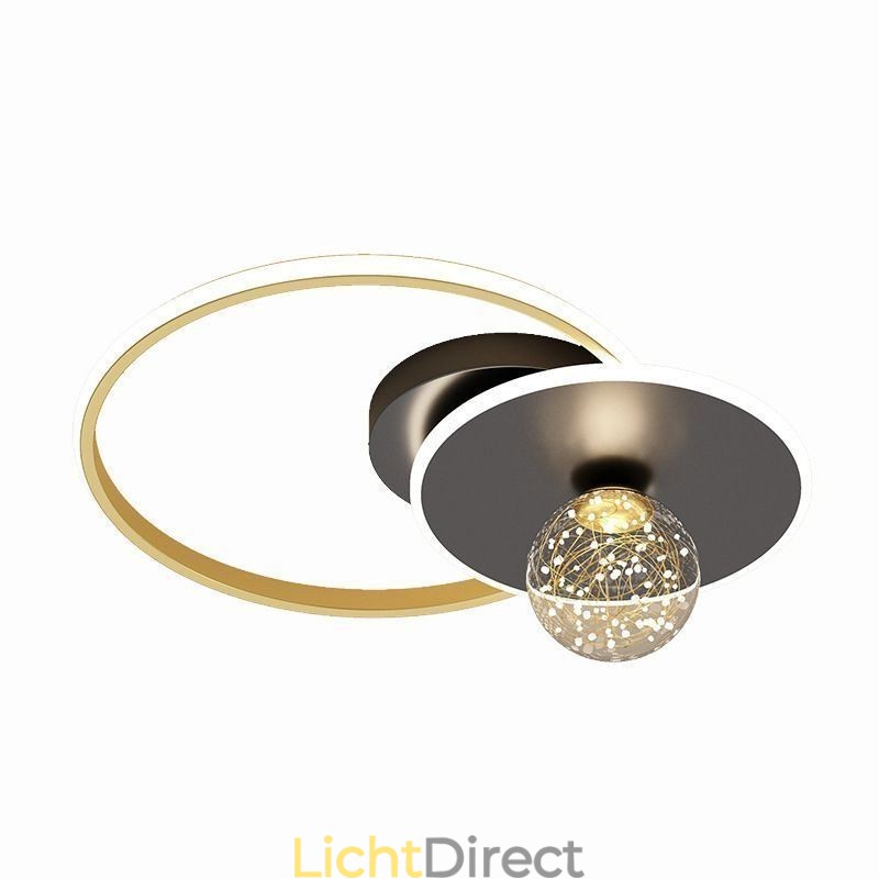 Minimalistische plafondlamp voor inbouw in woondecoratie