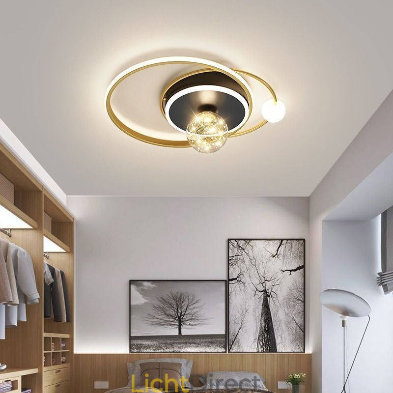 Plafondlamp voor inbouw in woondecoratie