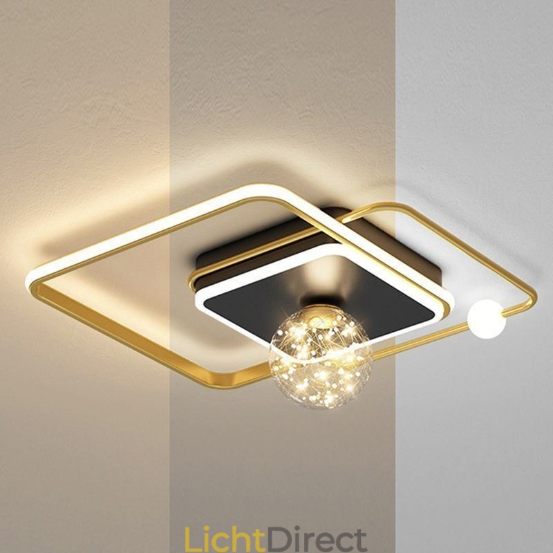 Moderne plafondlamp voor inbouw in woondecoratie