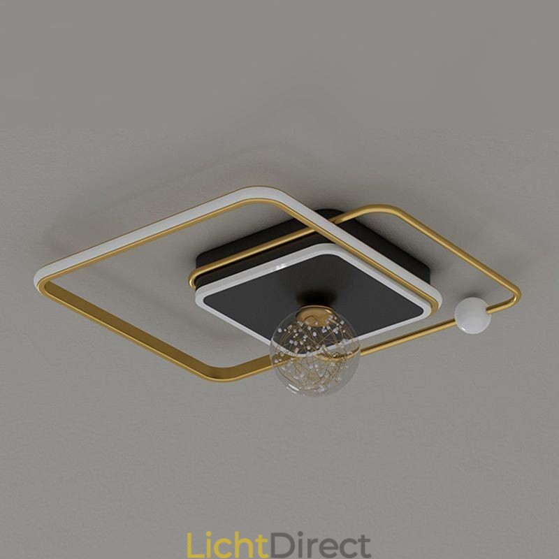 Moderne plafondlamp voor inbouw in woondecoratie