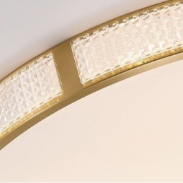 Plafondlamp met ronde montage, driekleurige dimfunctie