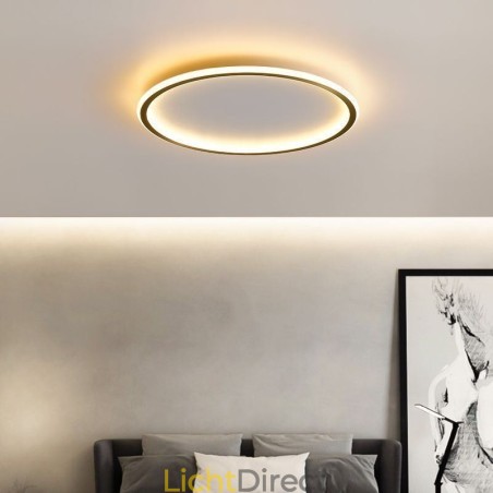 Plafondlamp met ronde montage, driekleurige dimfunctie Plafondlamp met ronde montage, driekleurige dimfunctie